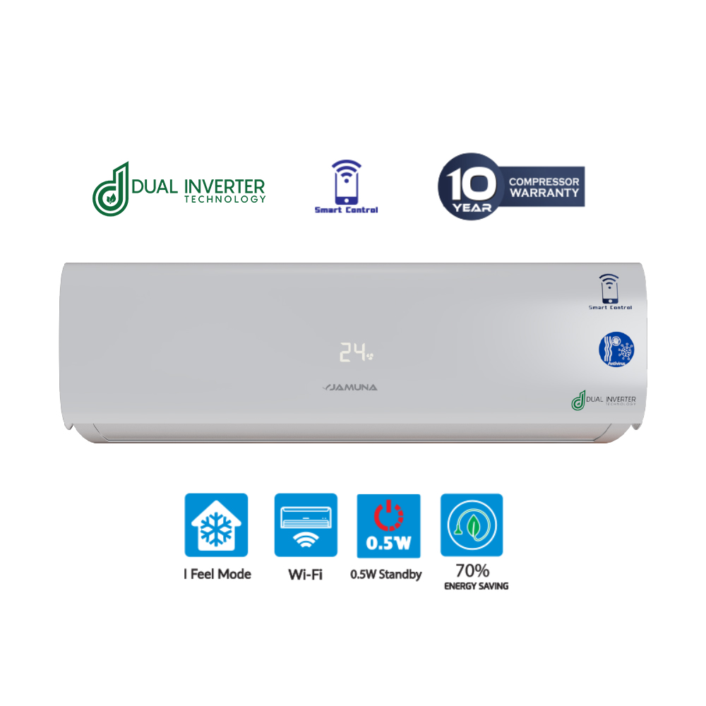 Jamuna Air Conditioner JEDC-24DUAL-S-2Ton (Dual Inverter, Wi-Fi)