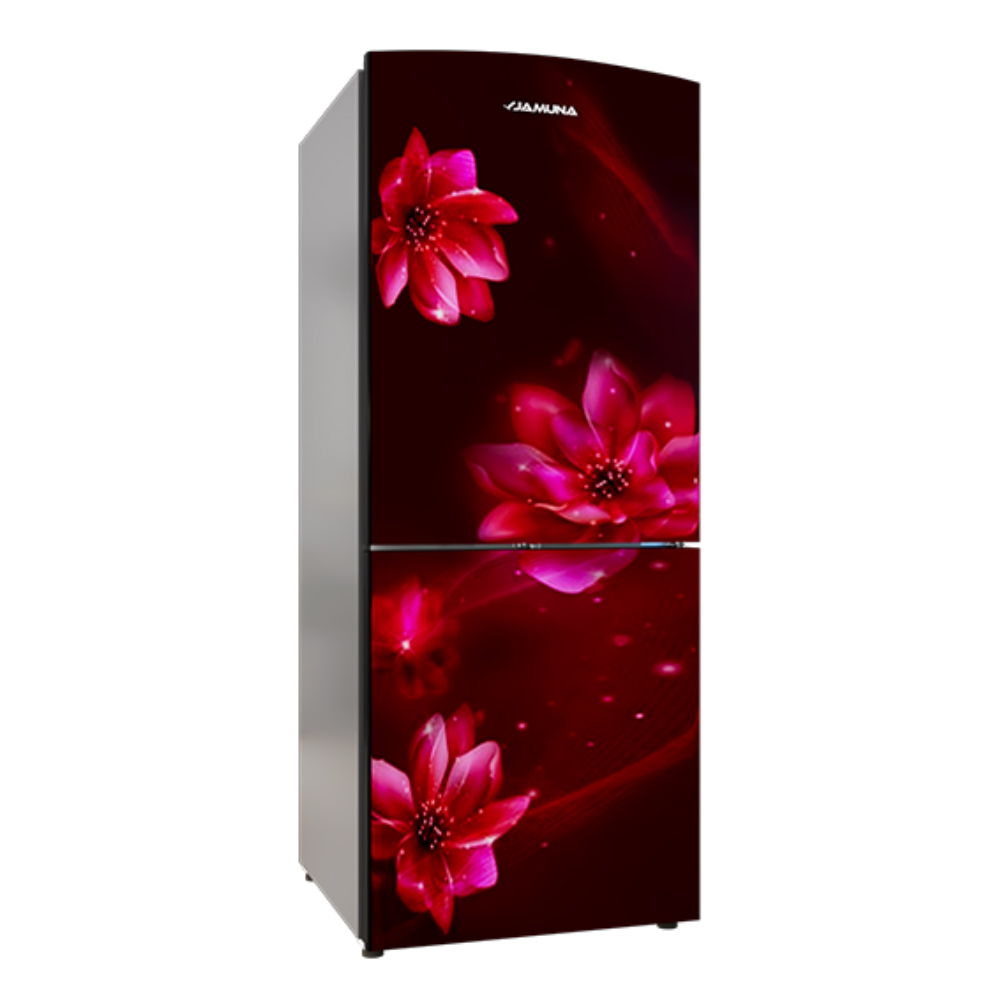 Jamuna 242L Refrigerator JE-5SUS2D2-QD Red Lotus