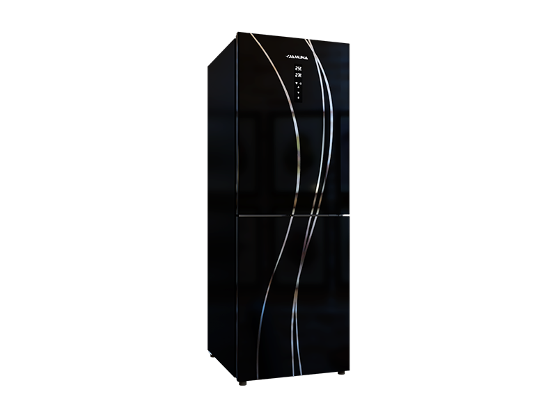 Jamuna 348L Refrigerator JE6DDM-BM3D8QD Black Stripe