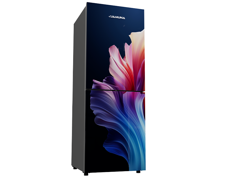 Jamuna 308L Refrigerator JE6-BM3J8QD Blue Hibiscus