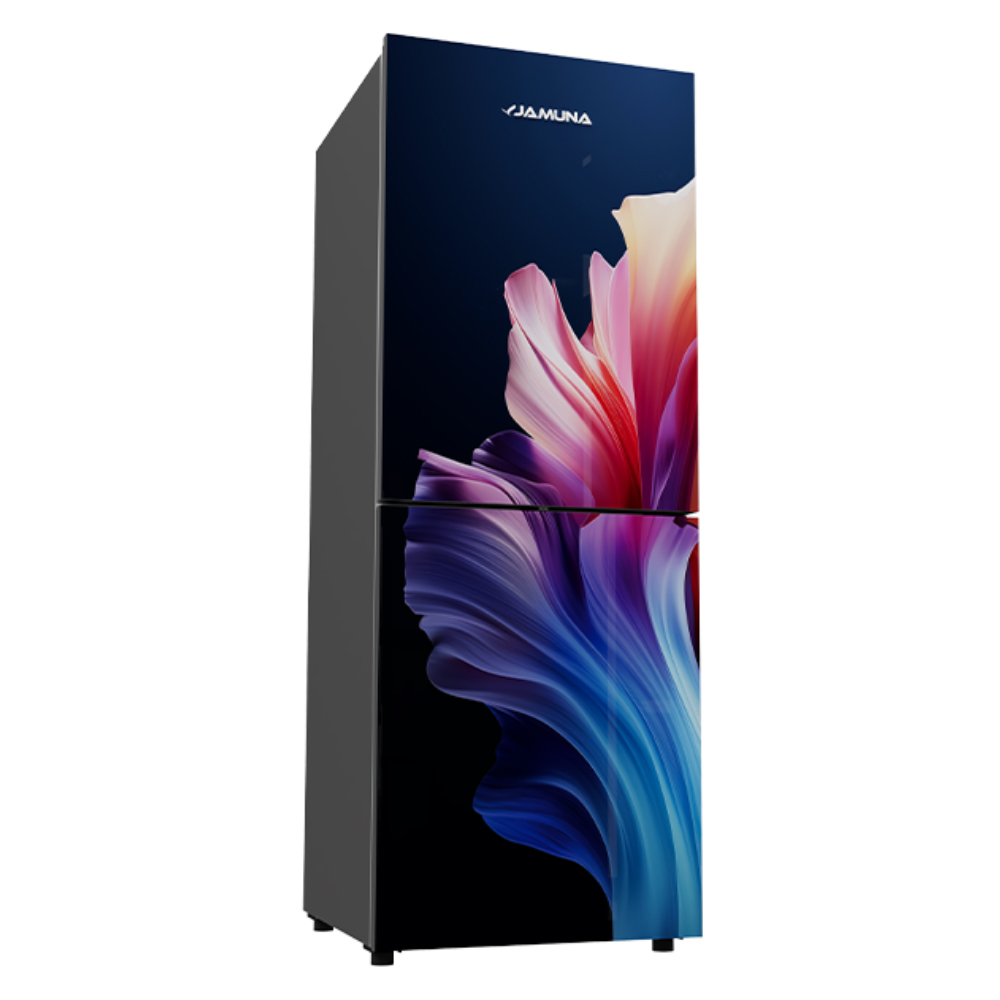 Jamuna 348L Refrigerator JE6-BM3D8QD Blue Hibiscus